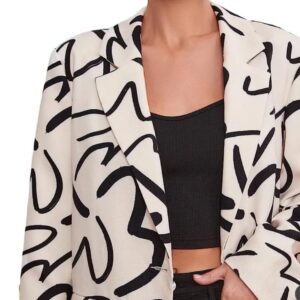 Printed blazer for womens