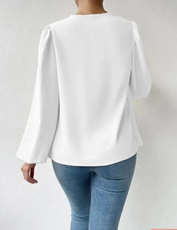 Satin long sleeves top for women's