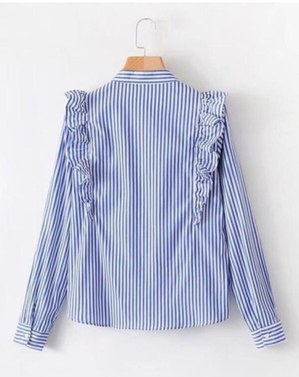 striped formal shirts for women's